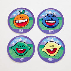 Buddy Badge Vinyl Stickers Pack 1