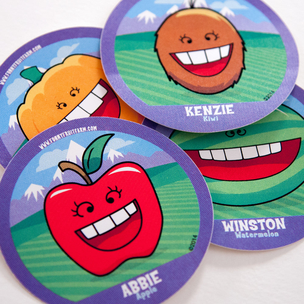 Buddy Badge Vinyl Stickers Pack 3