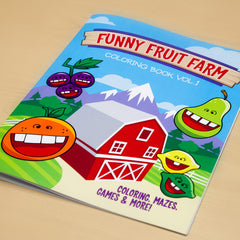 Funny Fruit Farm Coloring Book Volume 1