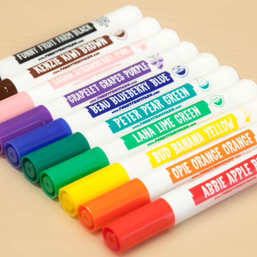 Funny Fruit Farm Markers